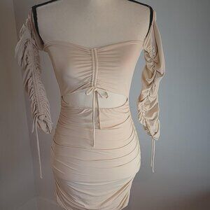 Babyboo Liza Mini Dress – Nude - Medium